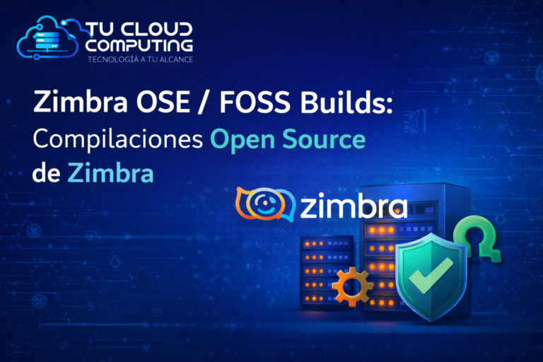 Zimbra OSE / FOSS Builds: Compilaciones Open Source de Zimbra
