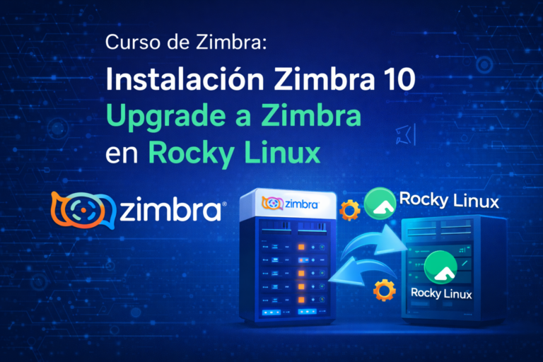 Curso de Zimbra: Instalaci&oacute;n de Zimbra 10 y Upgrade a Zimbra 10.X en Rocky Linux