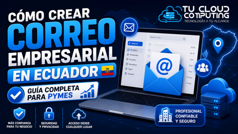 Cómo crear correo empresarial en Ecuador (Guía completa para PYMES)